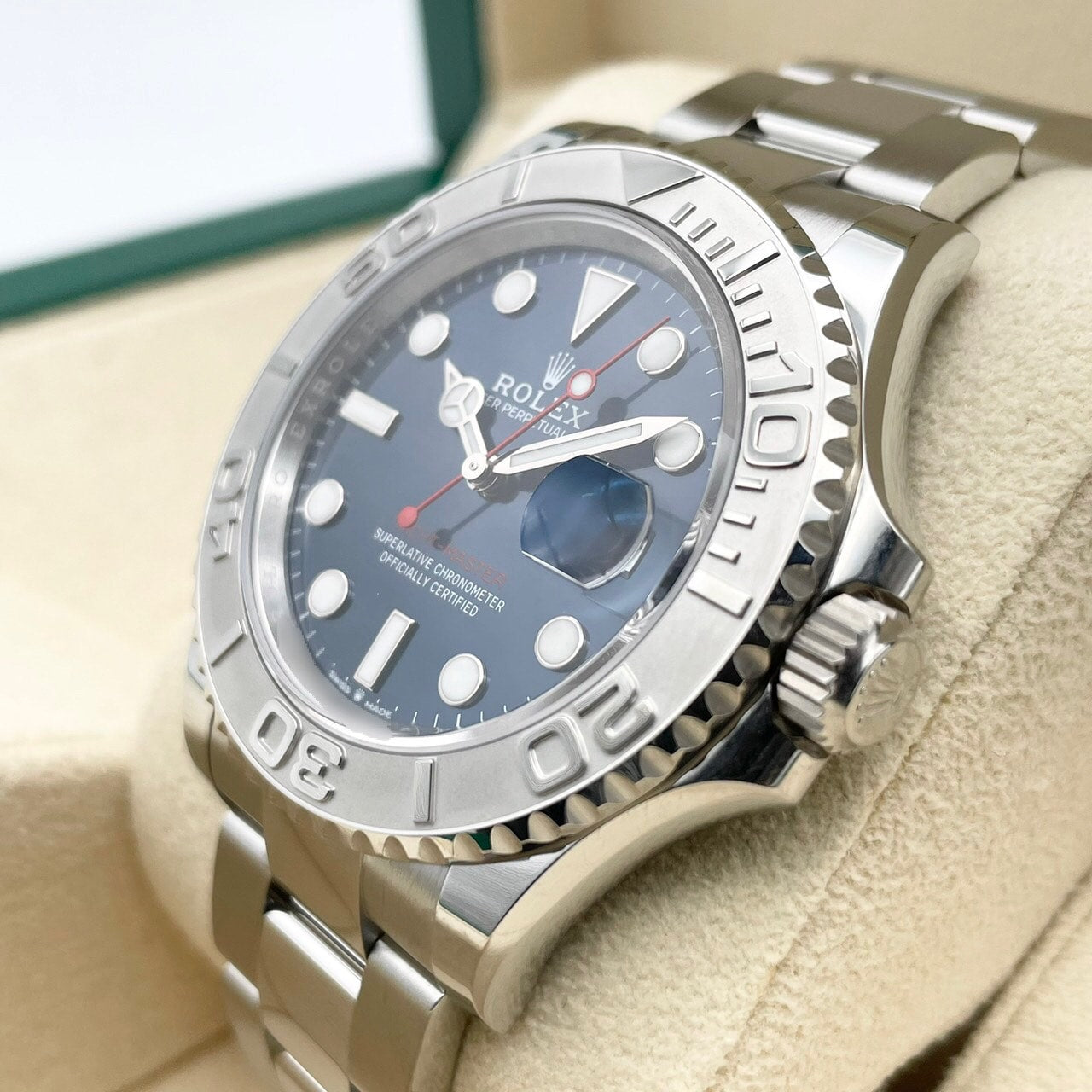 劳力士 Yacht-Master 126622 蚝式手链 亮蓝色 40 毫米