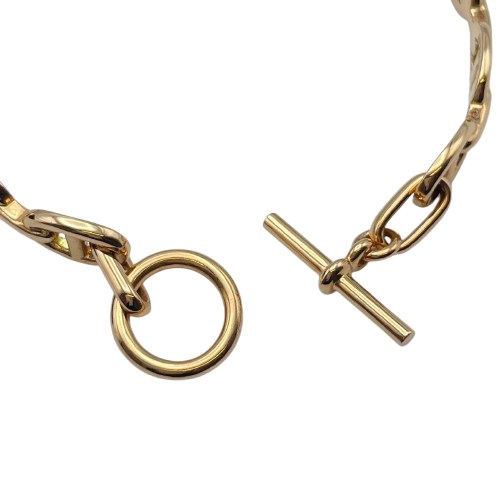Hermes Chaine d'Ancre Ancienne 手链 H110023B 玫瑰金 12 节