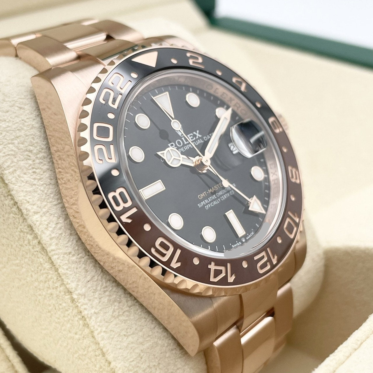 롤렉스 GMT 마스터 II 126715CHNR Black Everros Gold 40mm