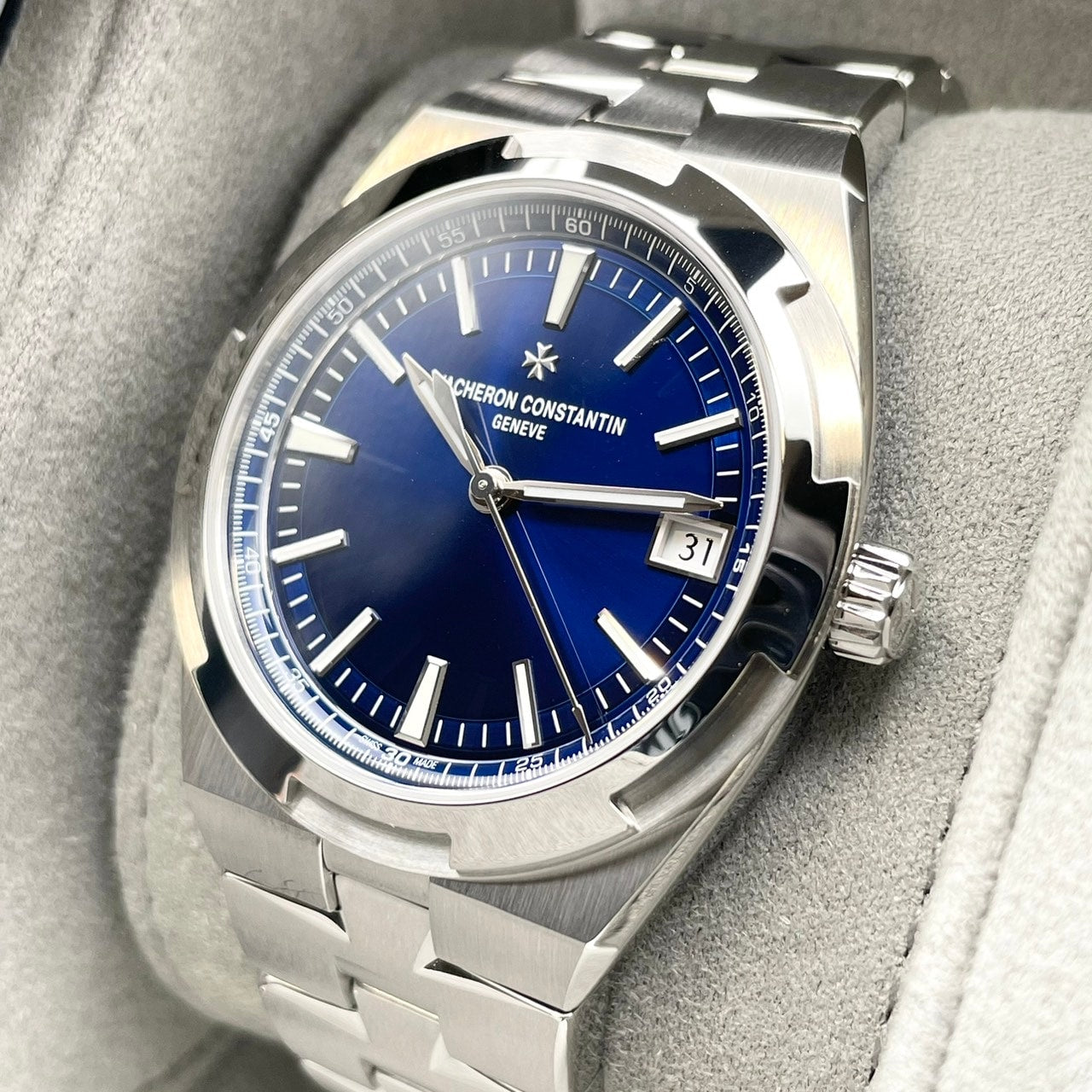 Vacheron Constantin 해외 4520V/210A-B128 스테인레스 스틸 블루 41mm