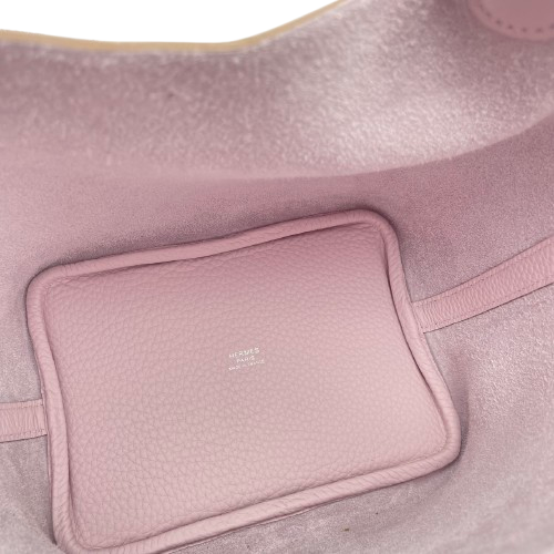 プレオウンド エルメス ピコタンロック PM モーヴペール トリヨンクレマンス シルバー金具 W刻印
