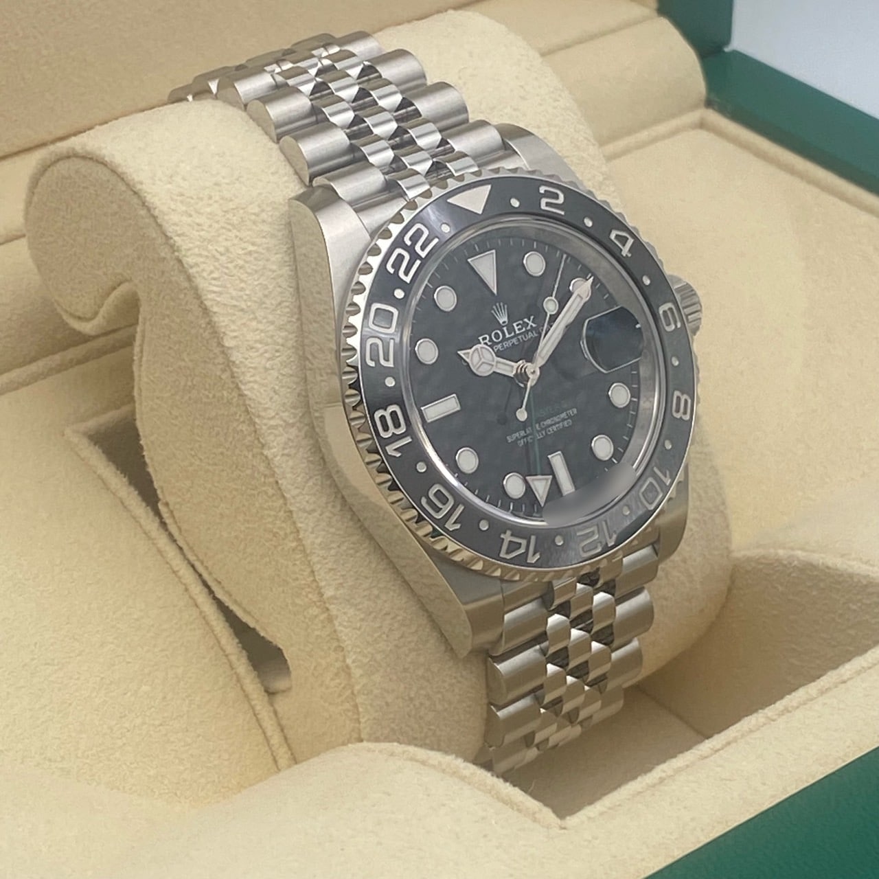 롤렉스 GMT 마스터 II 126710GRNR 검은 굴 팔찌 40mm