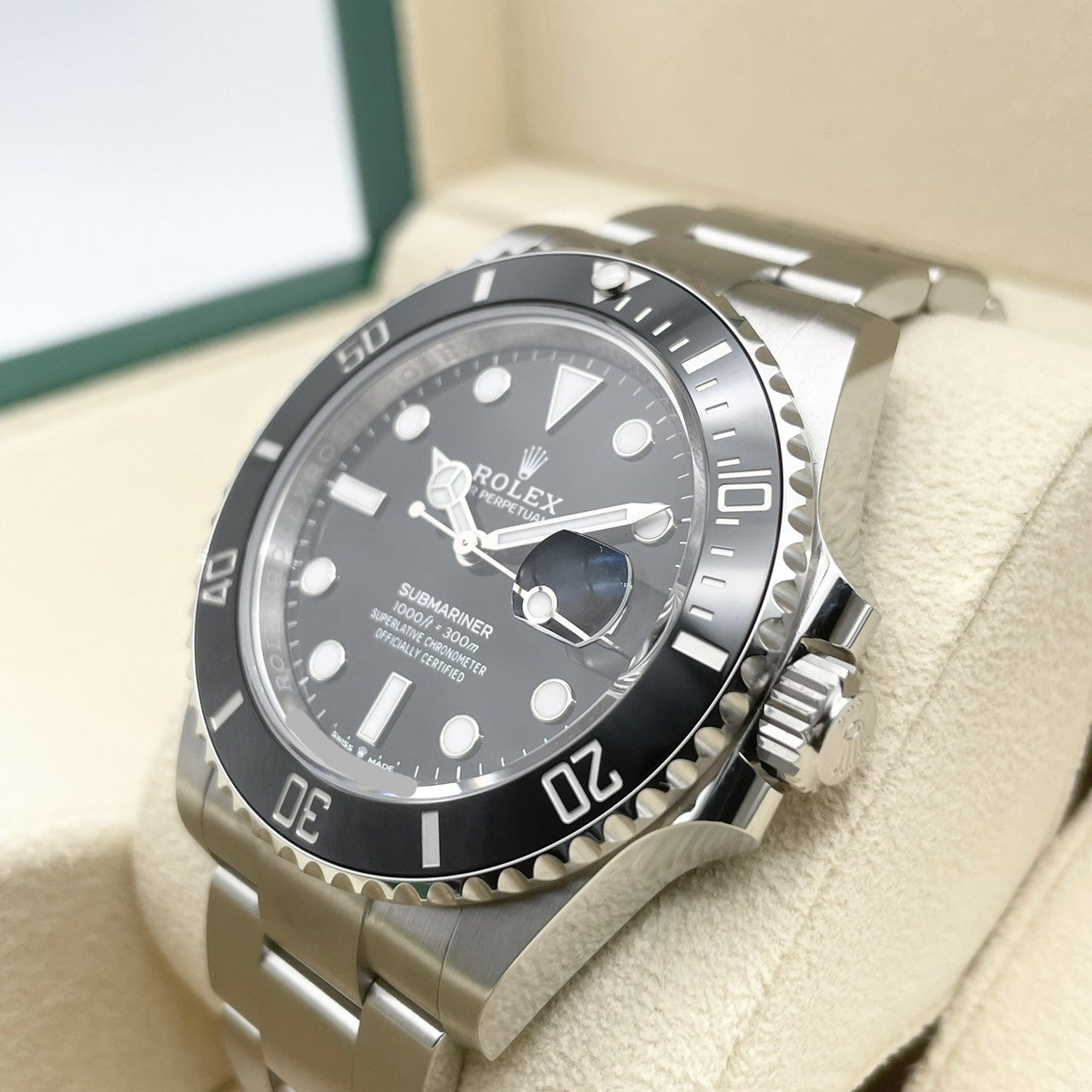 사전 소유 롤렉스 서브 마리너 날짜 126610ln 검은 색 41mm