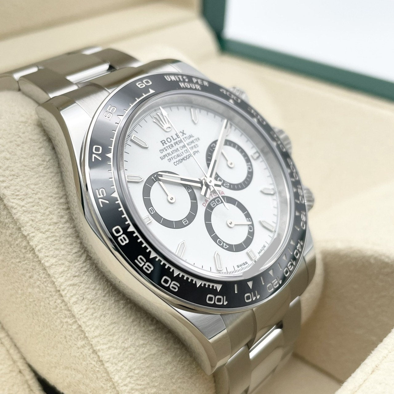 사전 소유 롤렉스 데이토나 126500ln 화이트 40mm