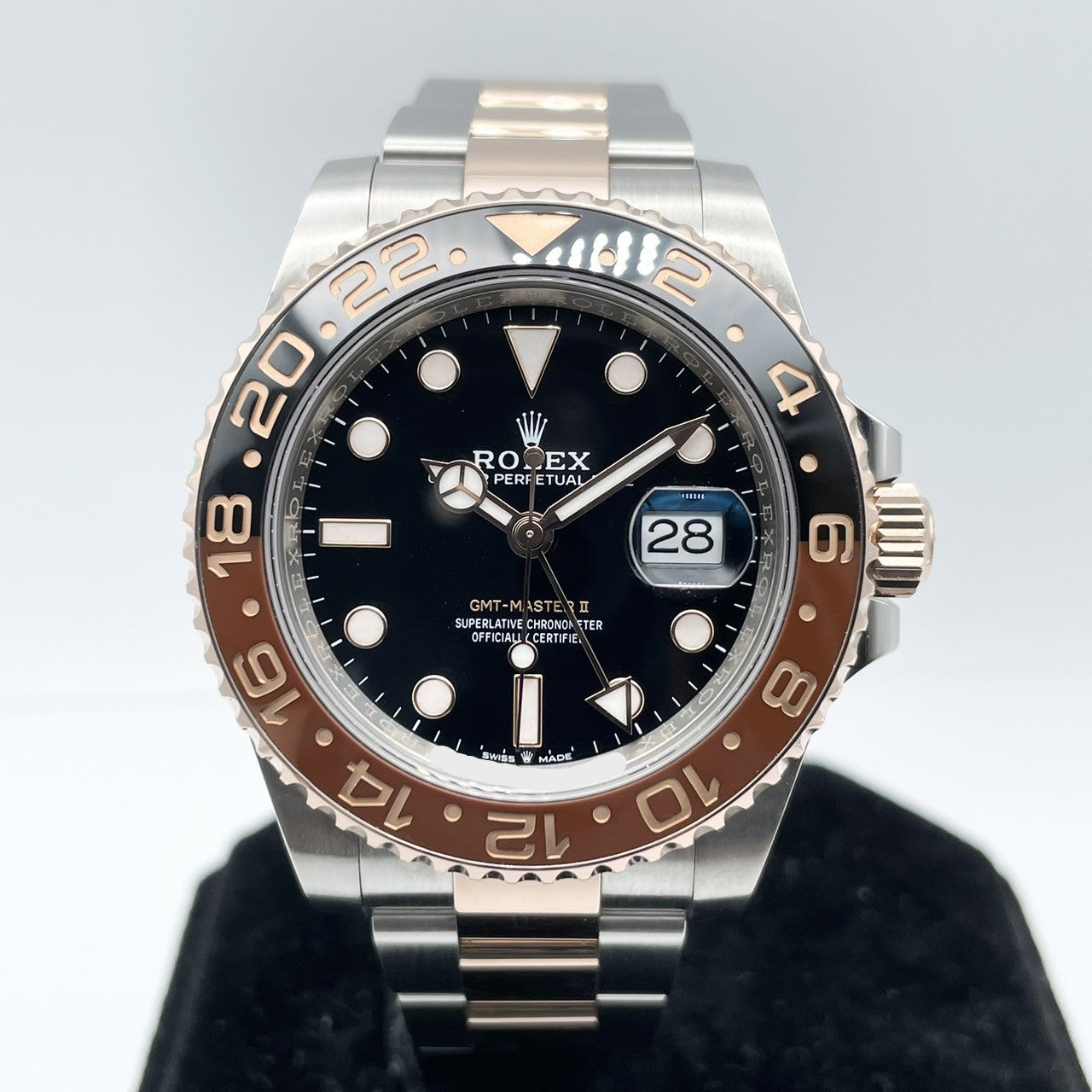 사전 소유 롤렉스 GMT 마스터 II 126711CHNR 검은 40mm