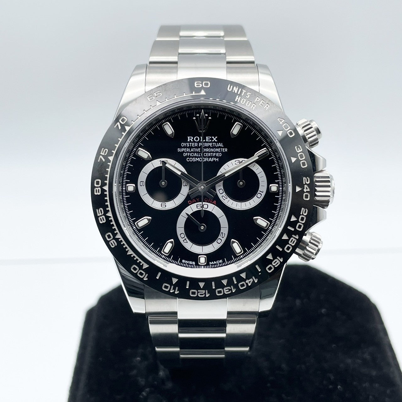 사전 소유 롤렉스 데이토나 116500LN 굴 팔찌 검은 40mm