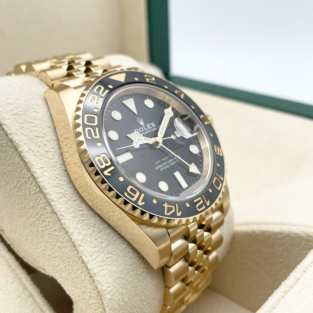 사전 소유 롤렉스 GMT 마스터 II 126718GRNR Jubilee Bracelet Black