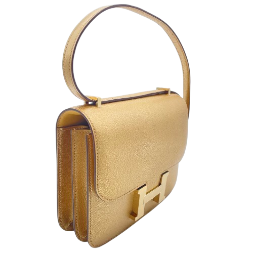 【奥运限定色】Hermes Constance Mini 18 Dore Chevre Shamquila 香槟金五金B印