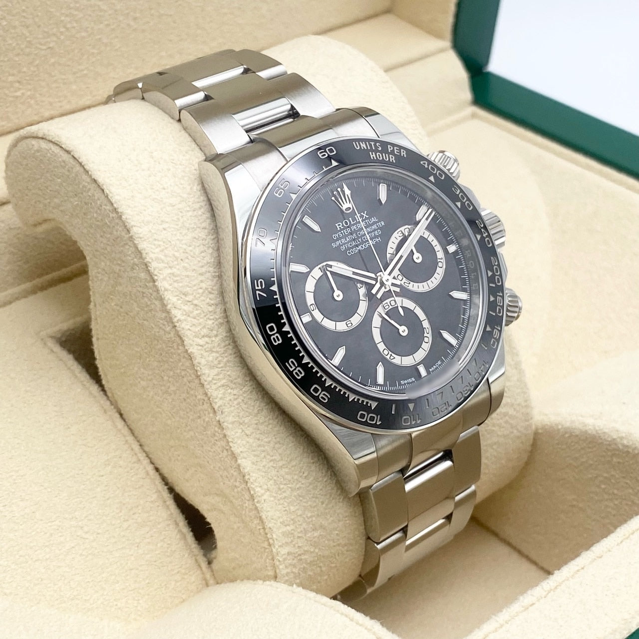 プレオウンド ロレックス デイトナ 126500LN ブラック ステンレススチール オイスターブレス 40mm