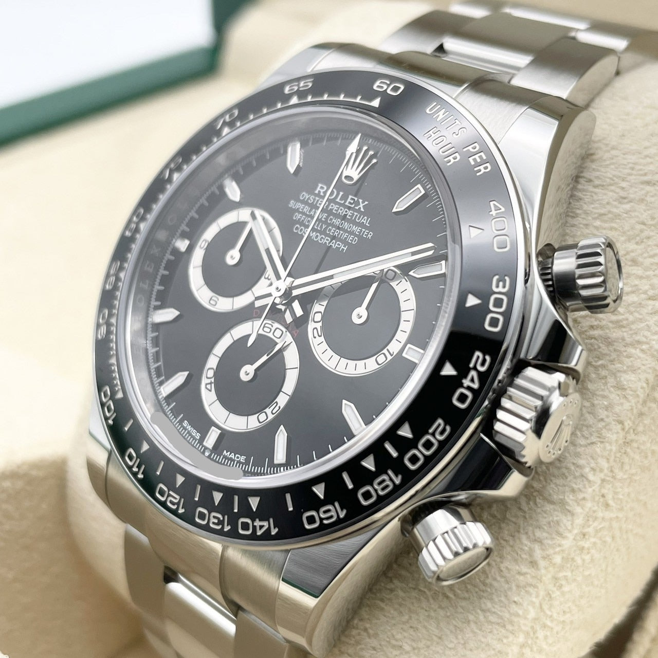 プレオウンド ロレックス デイトナ 126500LN ブラック ステンレススチール オイスターブレス 40mm