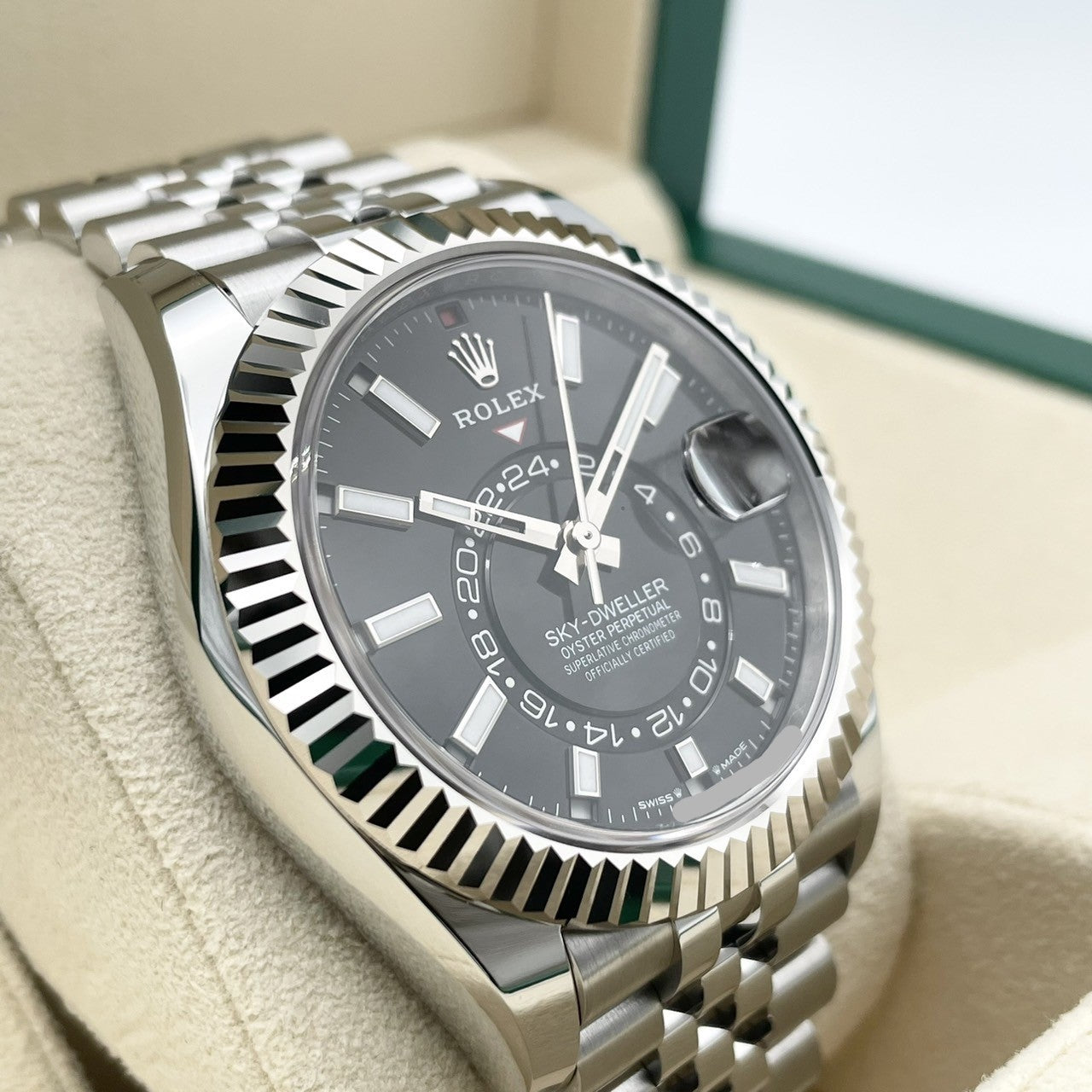 プレオウンド ロレックス スカイドゥエラー 336934 ブラック 42mm