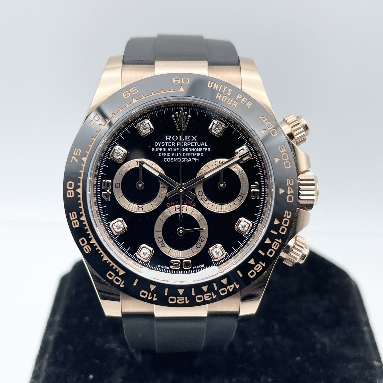 プレオウンド ロレックス デイトナ 116515LNG ブラック 8Pダイヤ 40mm