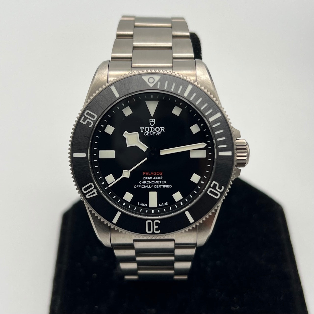 プレオウンド チューダー ペラゴス M25407N-0001 ブラック 39mm