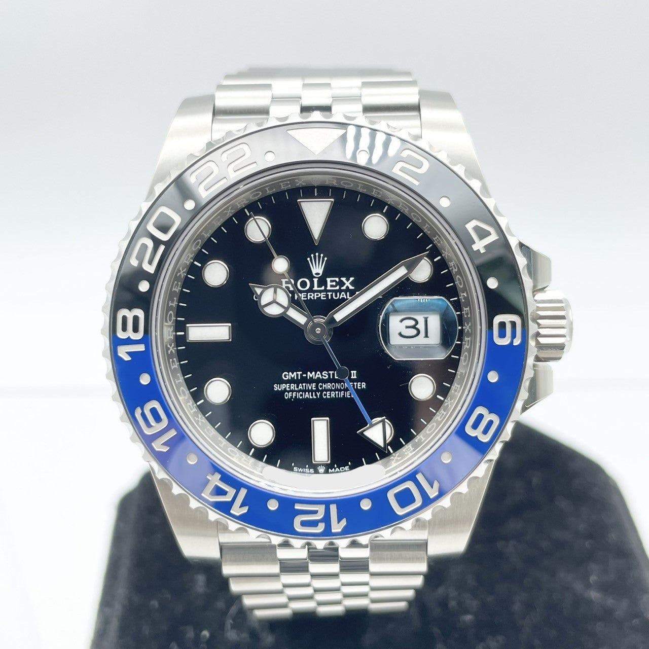 プレオウンド ロレックス GMTマスターII 126710BLNR ブラック ステンレスチール ジュビリーブレスレット 40mm