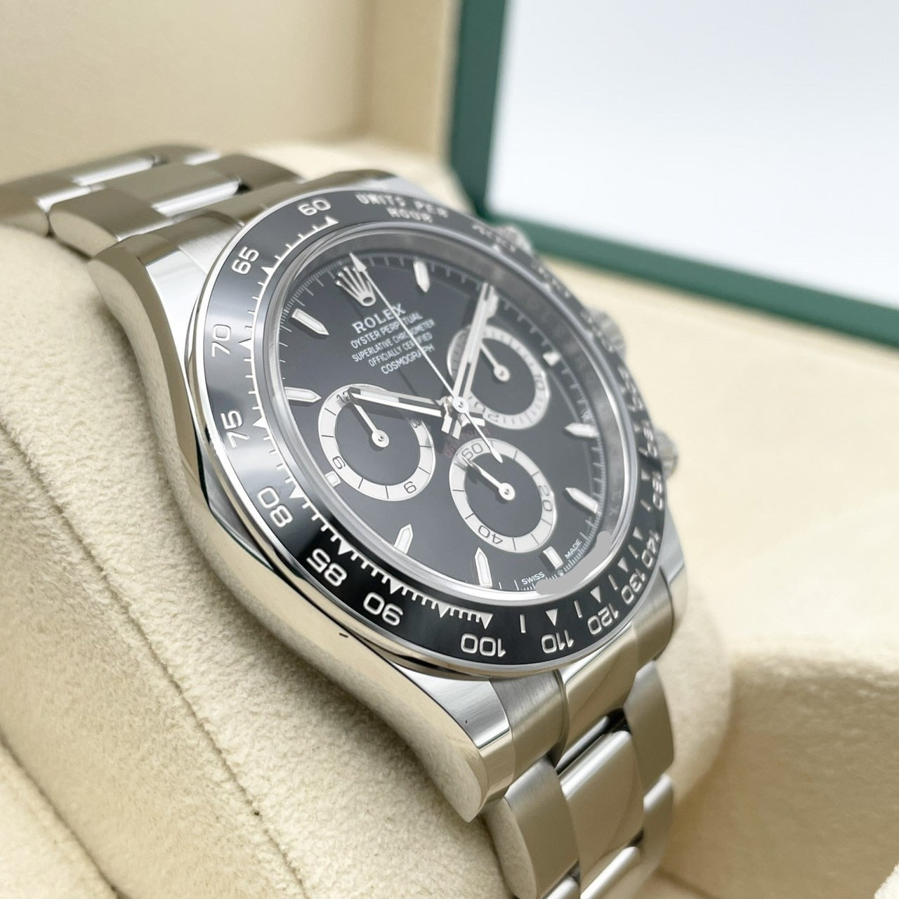 プレオウンド ロレックス デイトナ 126500LN ブラック ステンレススチール オイスターブレス 40mm