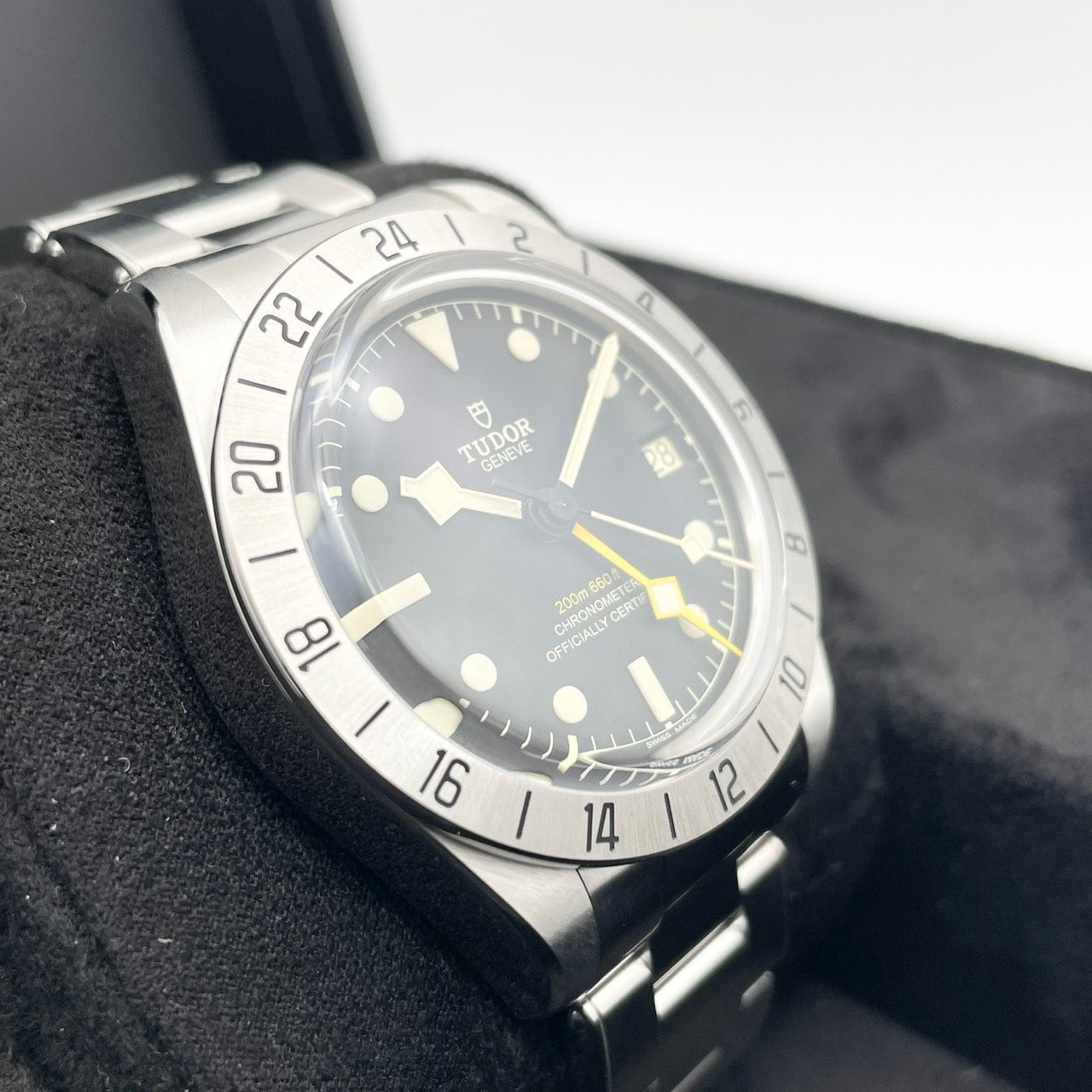 二手都铎式黑湾Pro M79470-0001黑色不锈钢39mm