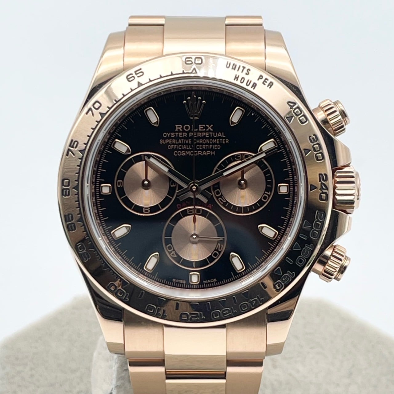 プレオウンド ロレックス デイトナ 116505 エバーローズーゴールド ブラック&ピンク 40mm