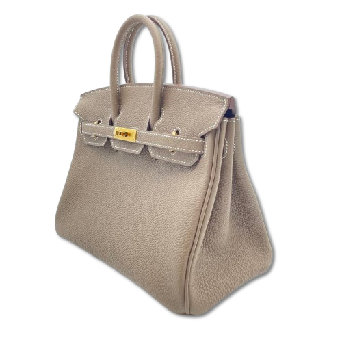 Hermes Birkin 25 Etoup Togo Gold Hardware W가 새겨 져 있습니다