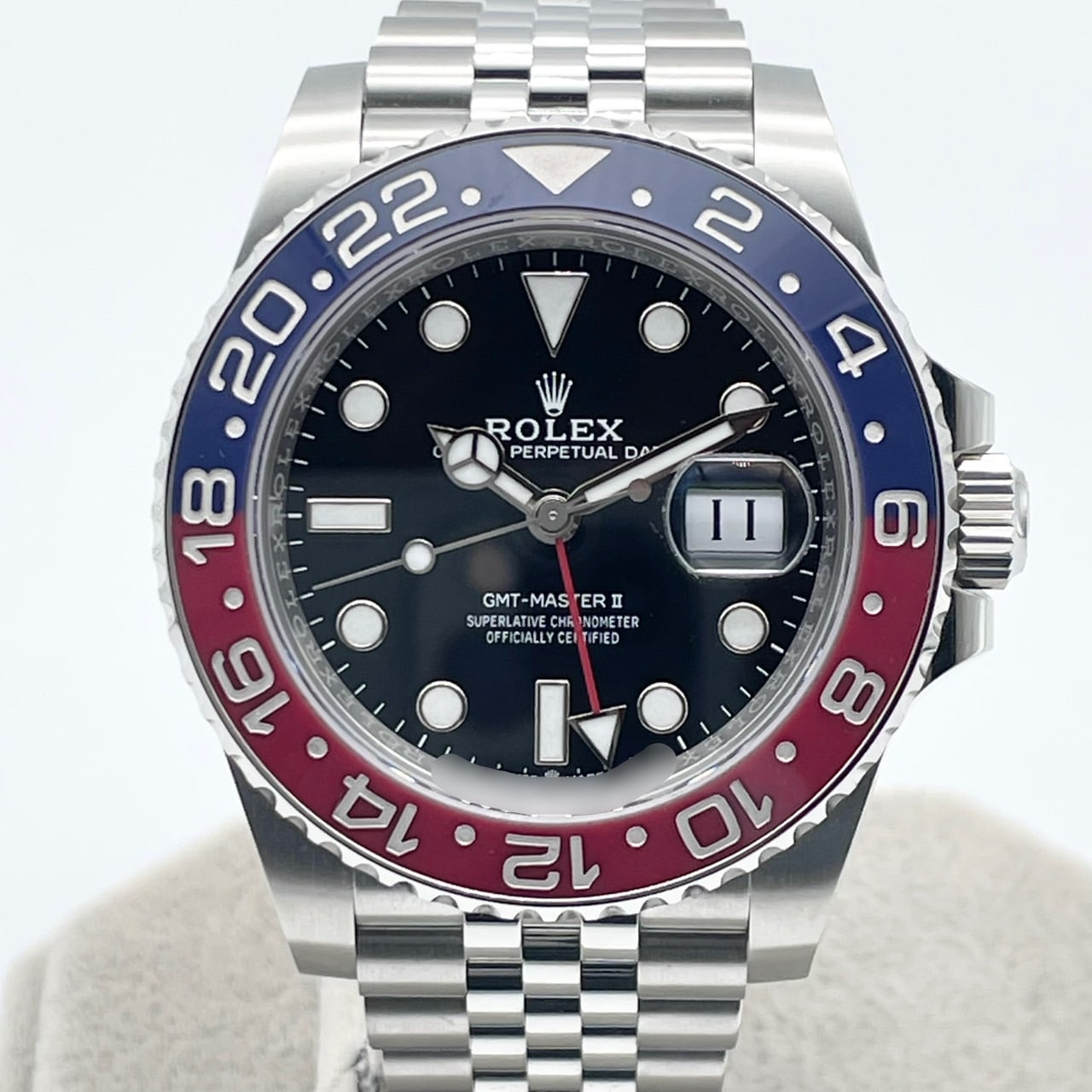 롤렉스 GMT 마스터 II 126710Blro Pepsi Jubilee 팔찌 40mm