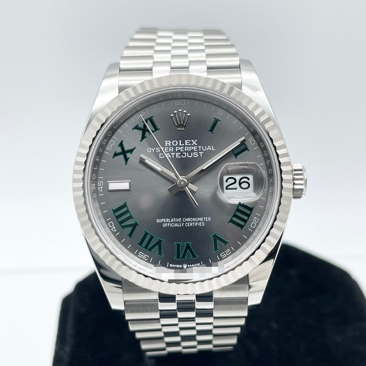 プレオウンド ロレックス デイトジャスト 126234 スレートローマン ジュビリーブレスレット 36mm