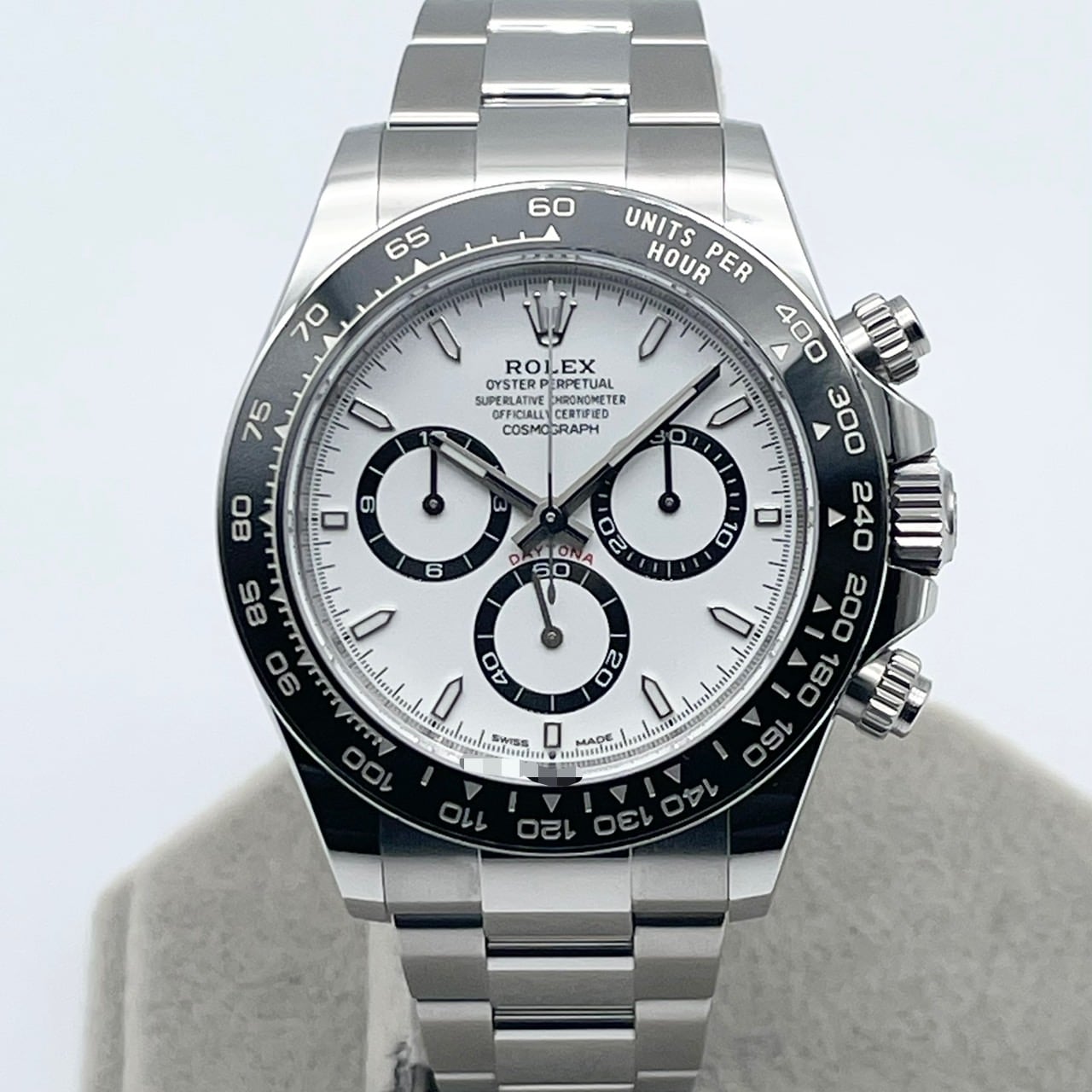 劳力士代托纳126500LN白色不锈钢40mm
