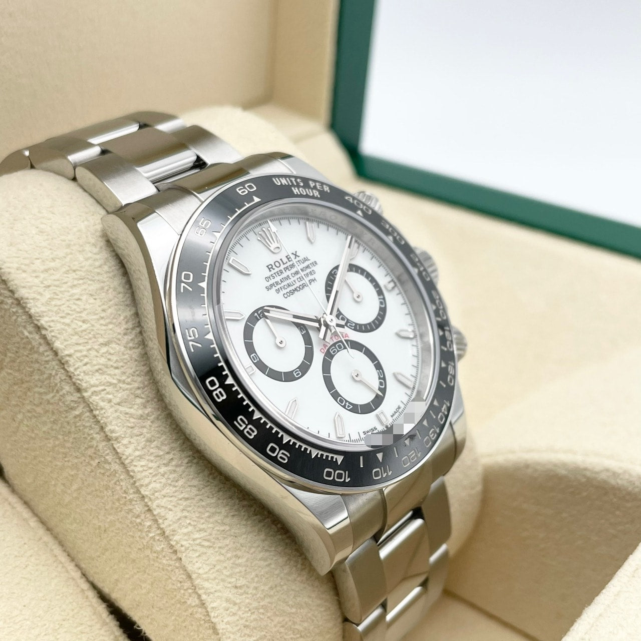 劳力士代托纳126500LN白色不锈钢40mm