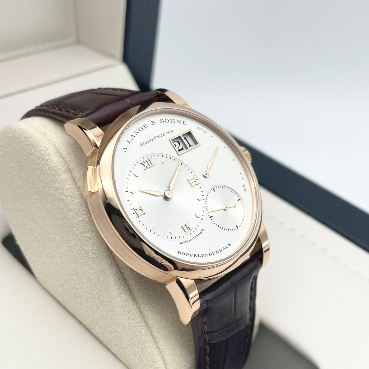 Pre-Owned Lange & Söhne Lange 1 191.032 Pink Gold 38.5mm