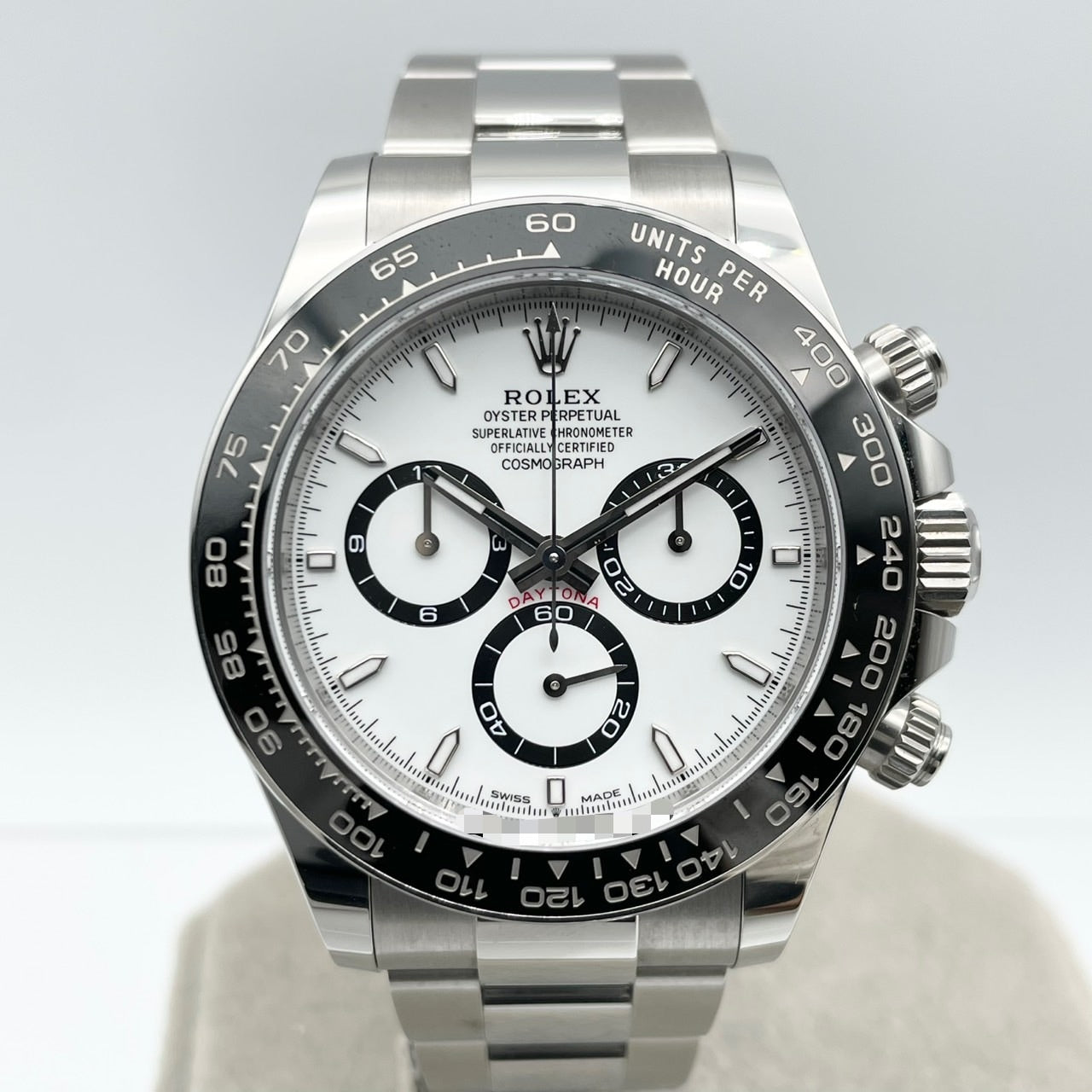 劳力士代托纳126500LN白色不锈钢40mm