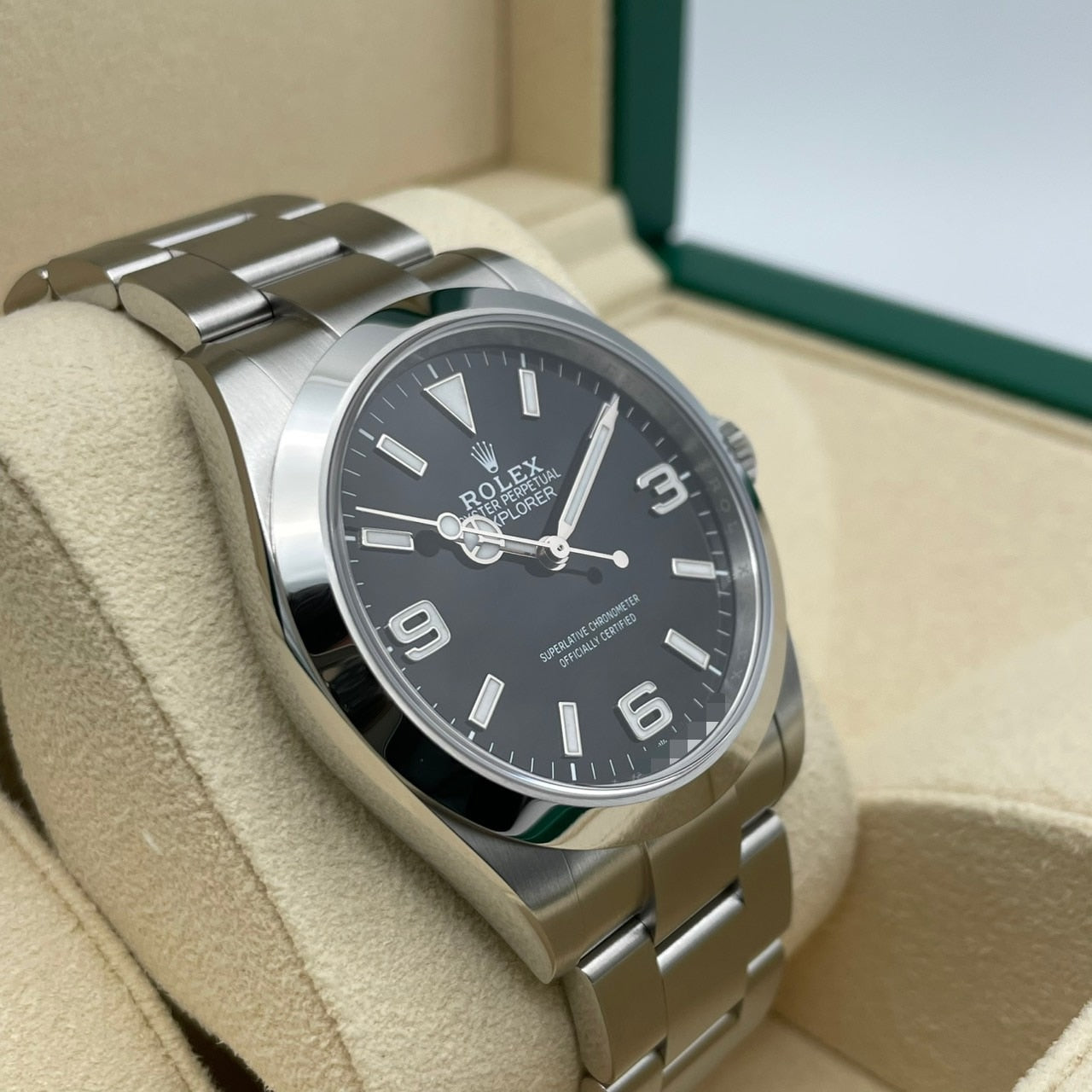 사전 소유 롤렉스 탐색기 224270 블랙 40mm