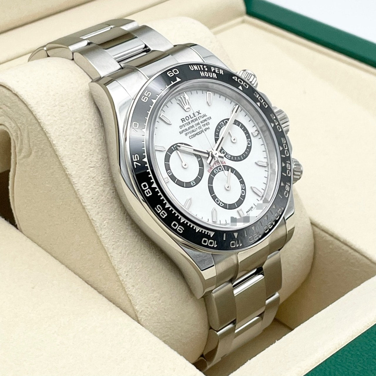 劳力士代托纳126500LN白色不锈钢40mm