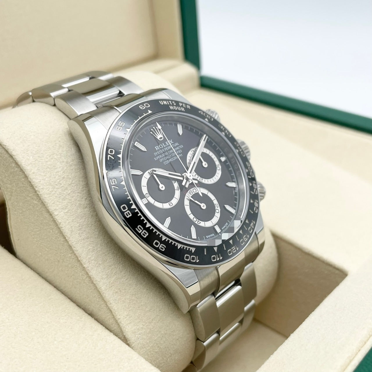 劳力士代托纳126500LN黑色不锈钢牡蛎手链40mm