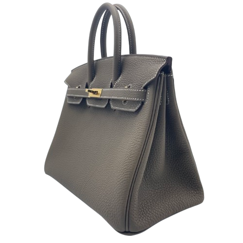 Hermes Birkin 25 Etoup Togo Gold Hardware W가 새겨 져 있습니다