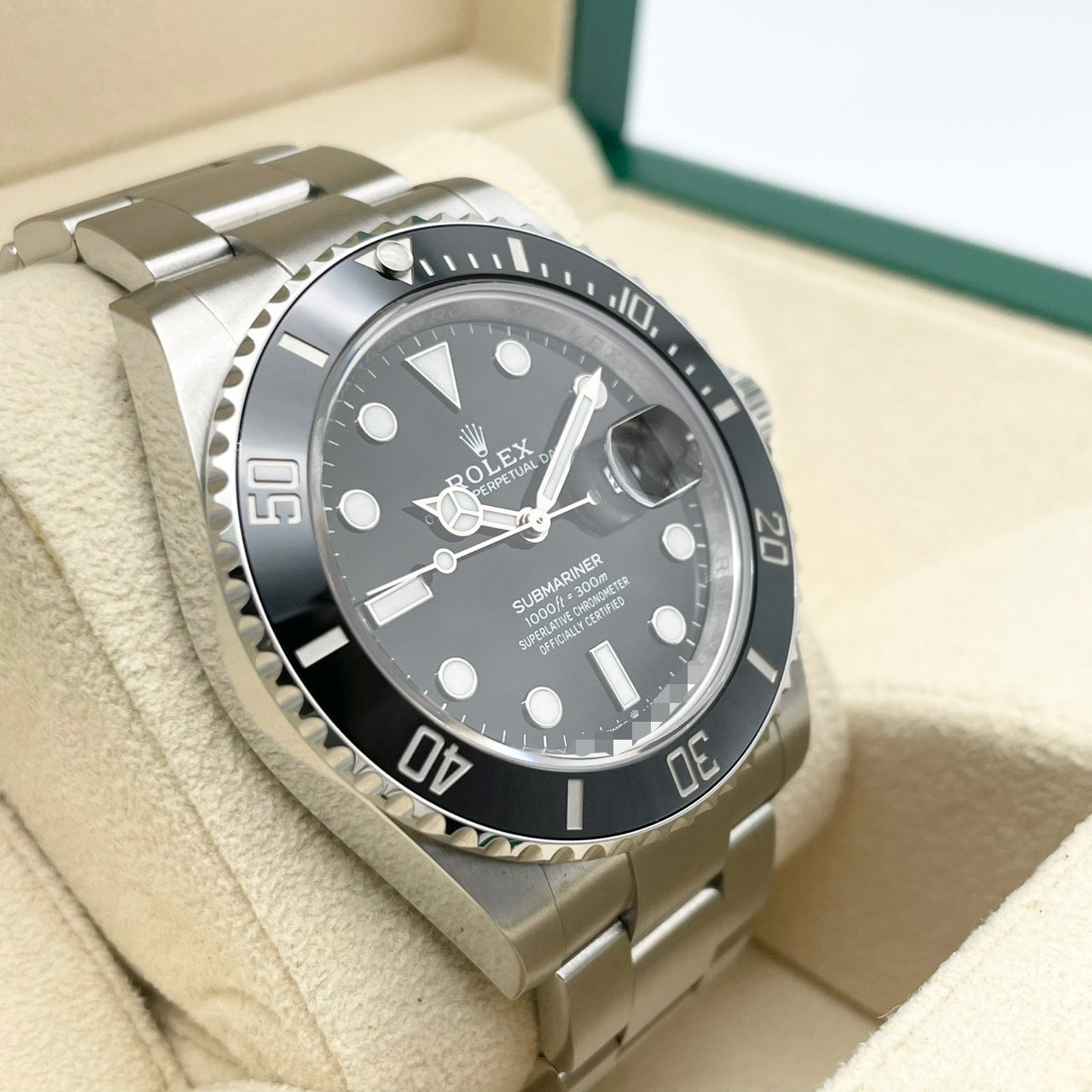 사전 소유 롤렉스 서브 마리너 날짜 126610ln 검은 색 41mm