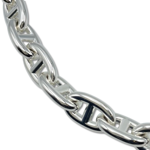 プレオウンド エルメス シェーヌ・ダンクル ブレスレット MM シルバー925 13コマ
