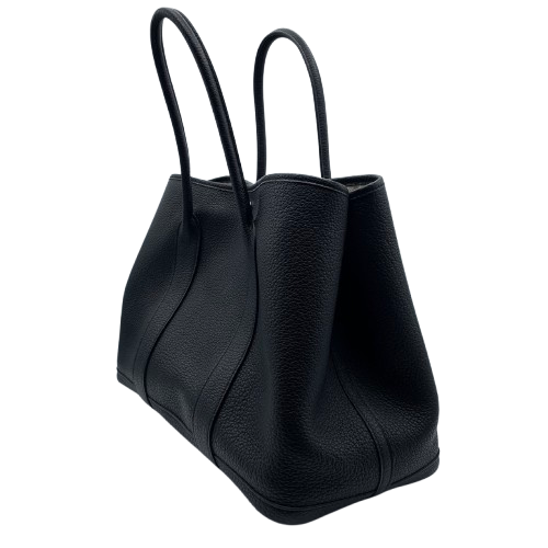 プレオウンド エルメス ガーデンパーティ PM ノワール ネゴンダ シルバー金具 C刻印