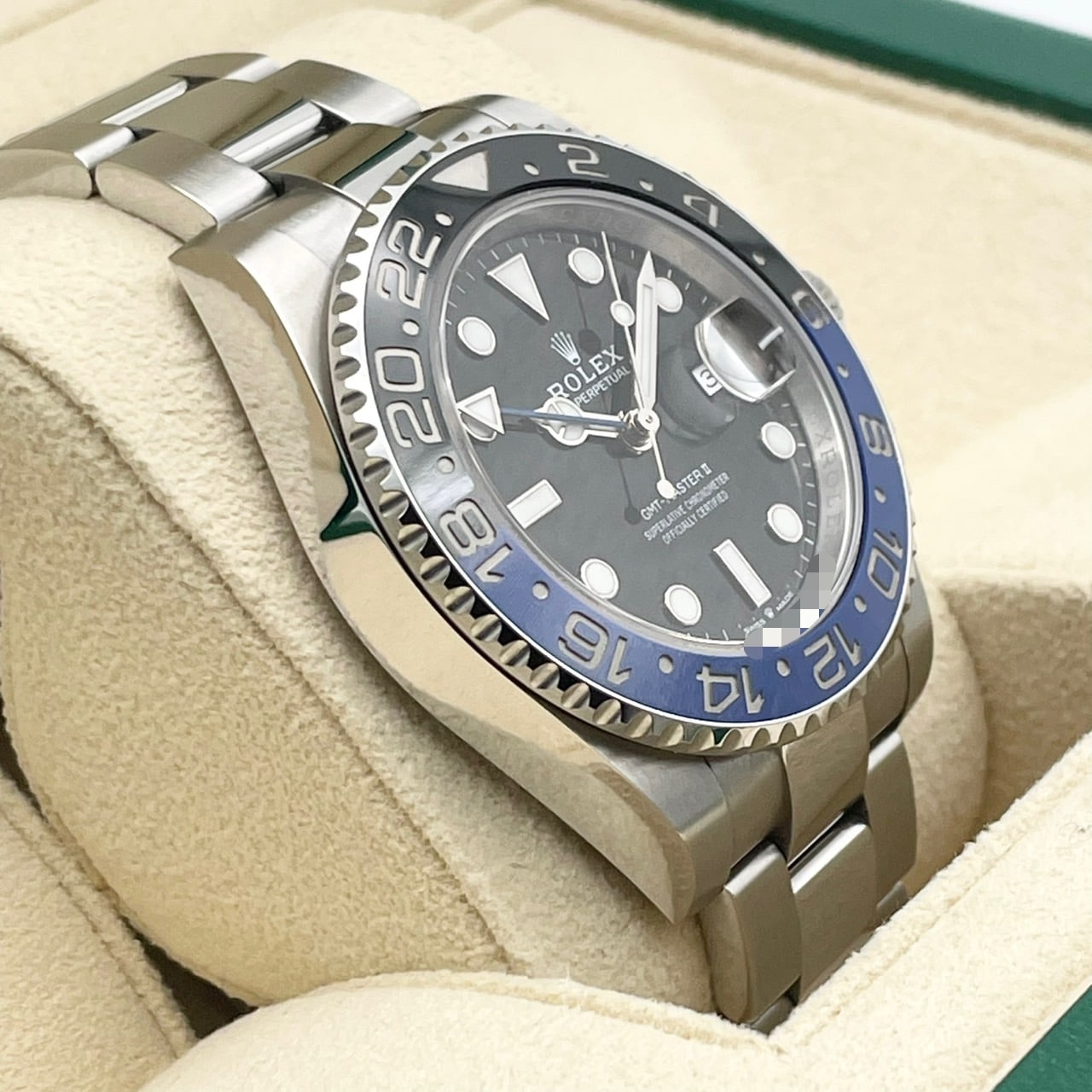 Pre-Owned Rolex GMT Master II 126710BLNR Batman Oyster Bracelet 40mm