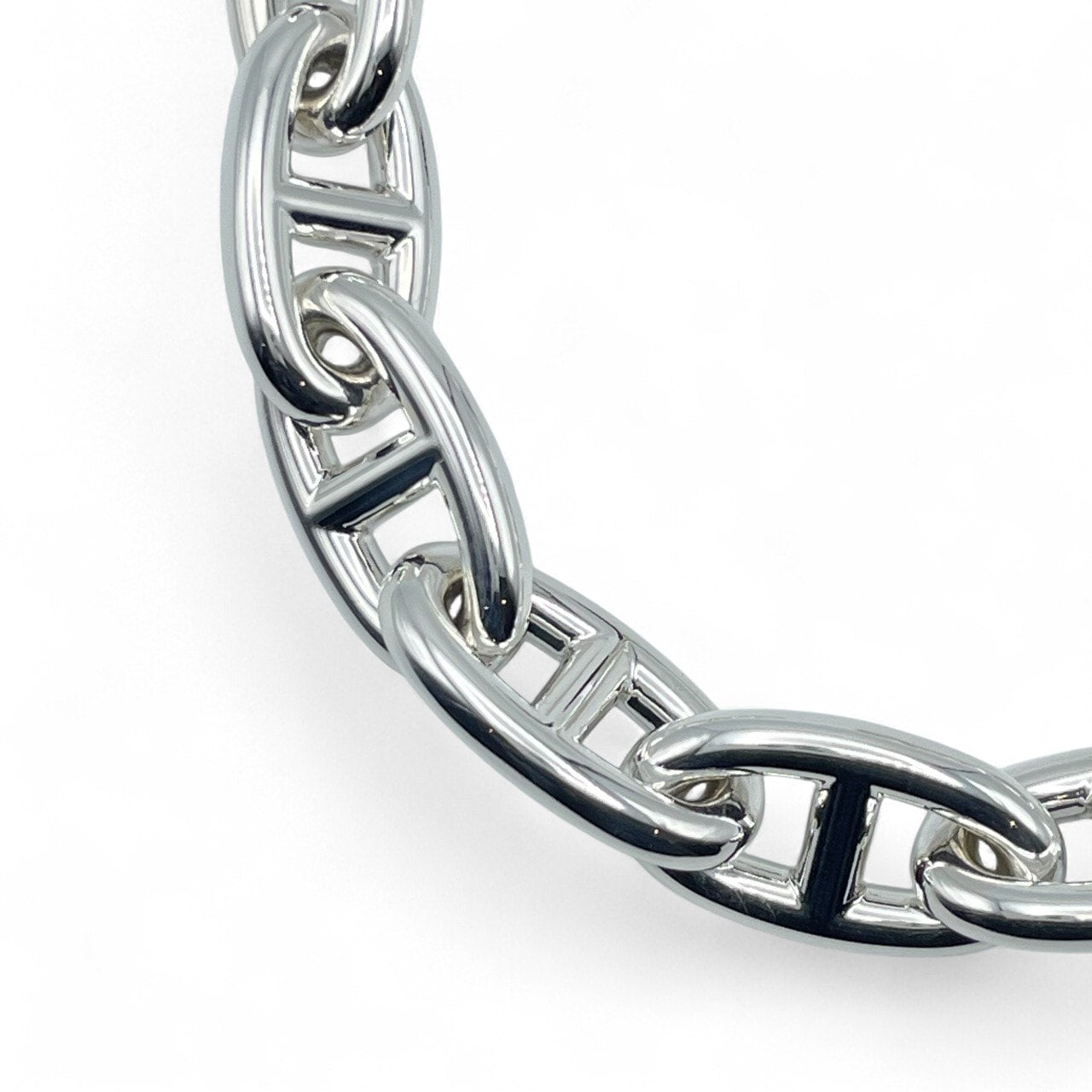 プレオウンドエルメス シェーヌ・ダンクル ブレスレット GM シルバー925 11コマ