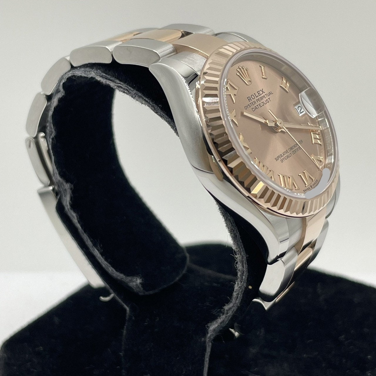 プレオウンド ロレックス デイトジャスト 278271 ロゼ ローマン オイスターブレス 31mm