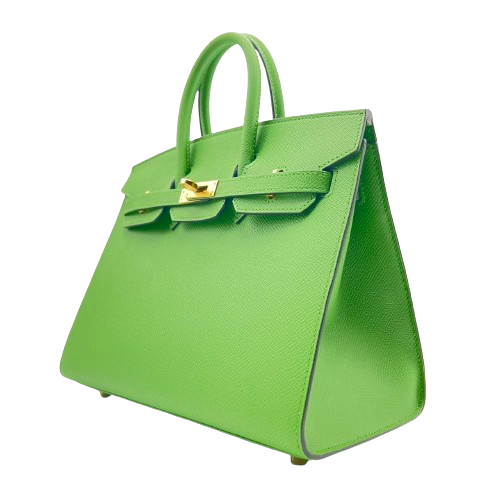 Hermes Birkin 25 Serie Epson Veil Yucca Gold Hardware B 새겨 져