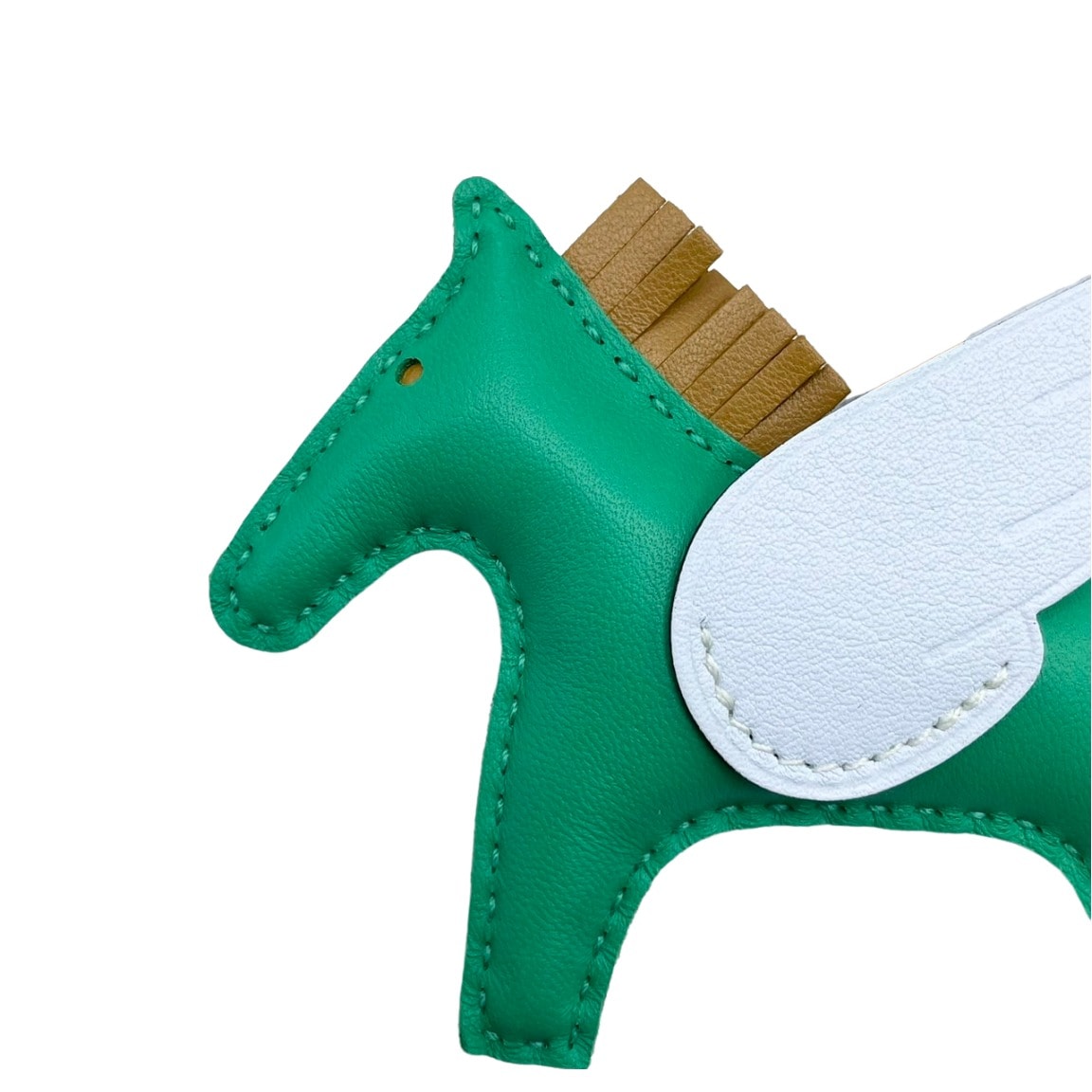 Pre-Owned Hermes Rodeo Pegasus Bag Charm PM U Engraved