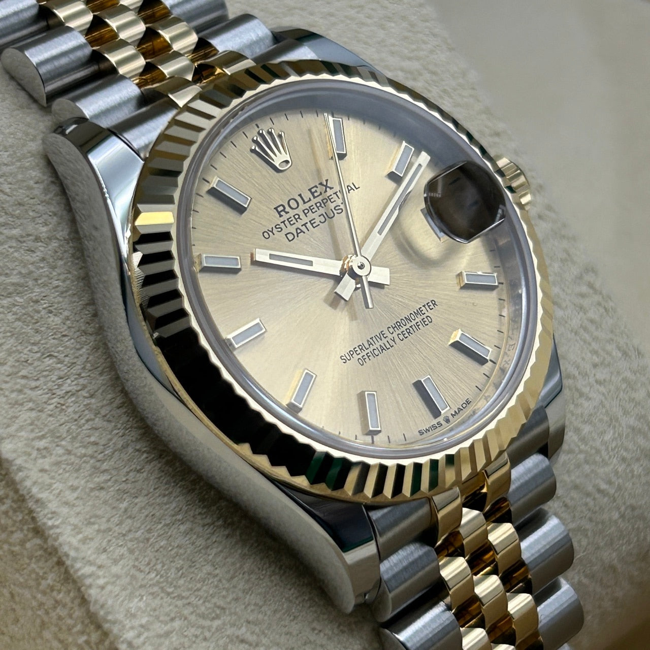 プレオウンド ロレックス デイトジャスト 278273 シャンパン ジュビリーブレス 31mm