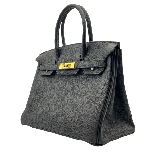 Hermes Birkin 30 Black Togo Gold Hardware B가 새겨 져 있습니다