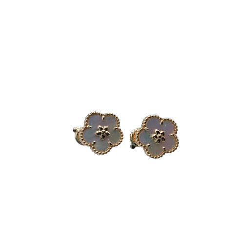Van Cleef & Arpels Lucky Spring Plum Blossom Earrings VCARP7RU00 진주의 어머니