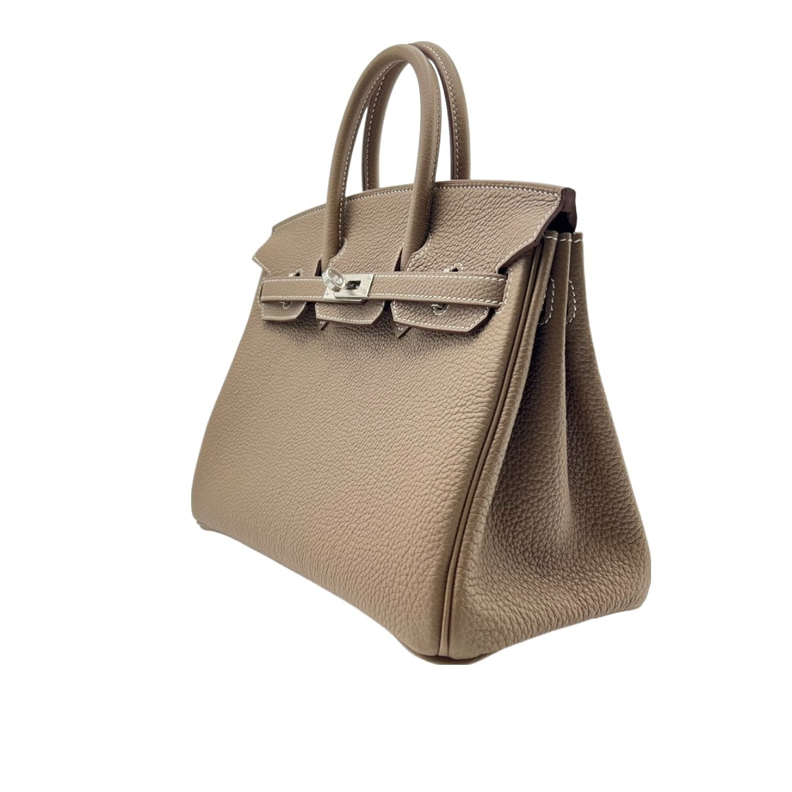Hermes Birkin 25 Etoup Togo Silver Metal Fittings W 새로