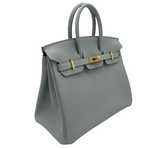 Hermes Birkin 25 그리퍼 토고 골드 하드웨어 B가 새겨 져 있습니다