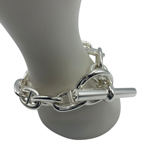 Hermes Chaine Dunkle 팔찌 TGM Silver