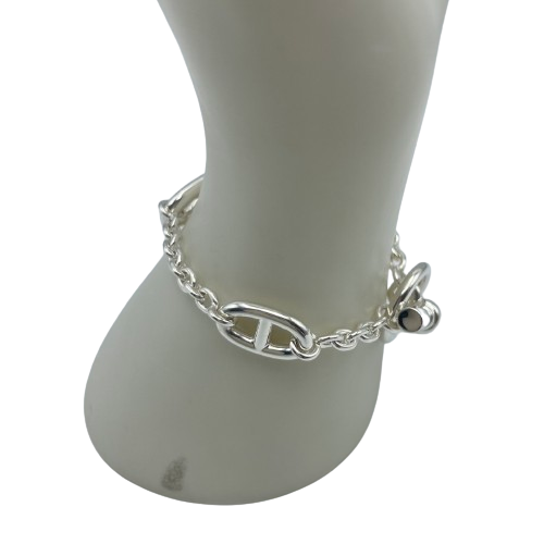 Hermes Chaine d 'Ankle Farandore 팔찌 Sh Silver 925