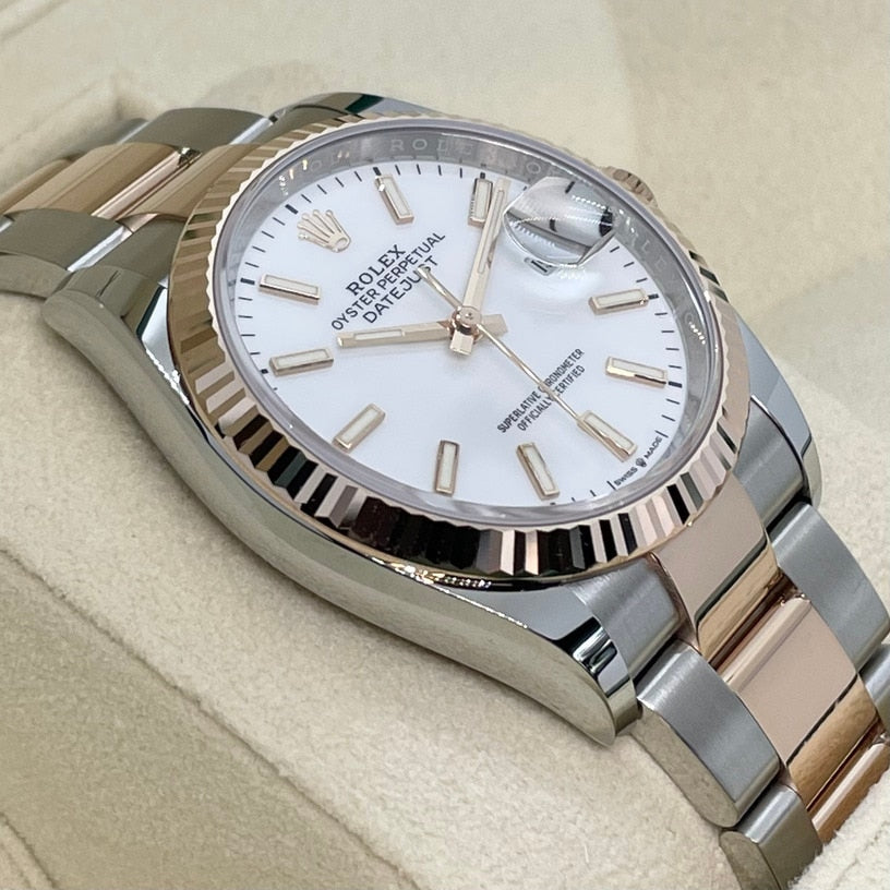 Pre-Owned Rolex Datejust 36 126231 White