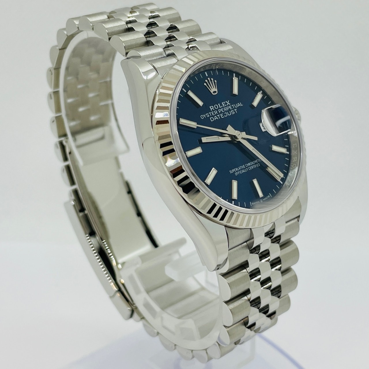 Pre-Owned Rolex Datejust 126234 Blue