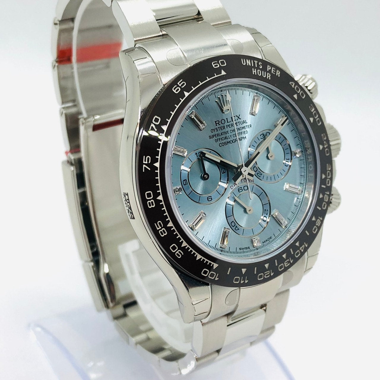 Pre-Owned Rolex Daytona 116506A Ice Blue 11P Diamond September 2021